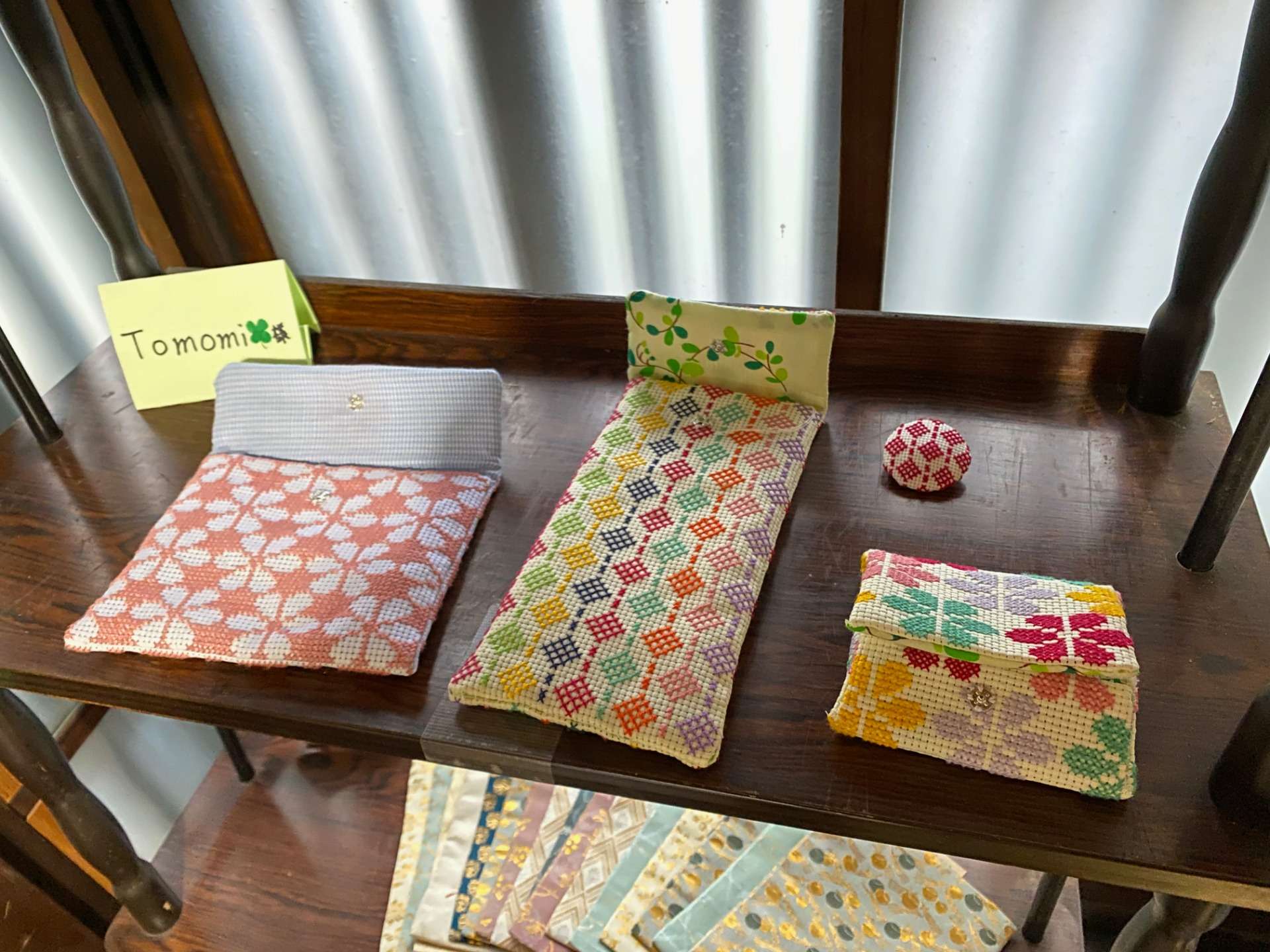 刺繍アイテムのご紹介|京都の町家フリースペースColis西陣